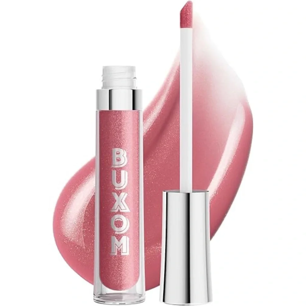 BUXOM DOUBLE TAKE Mini Plumping Duo Lipstick & Lip Polish Dolly Pink NEW IN BOX